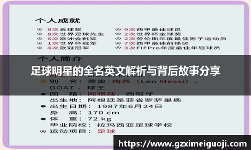 足球明星的全名英文解析与背后故事分享